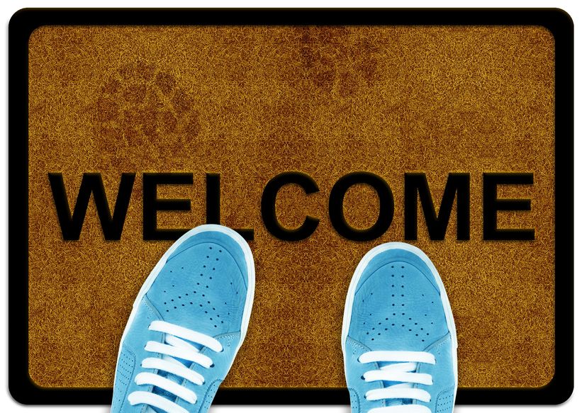 Welcome mat